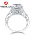 genuine Nano Diamond woman Engagement Ring